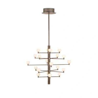 Image of Luster Multi Arm Pendant Ceiling Light Bronze