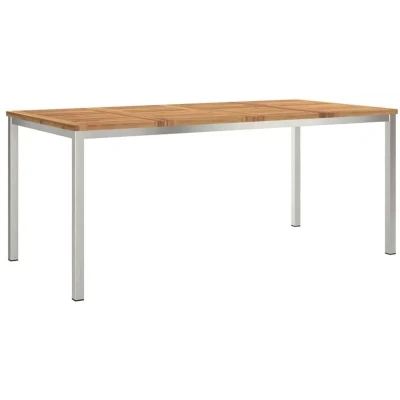 Image of vidaXL Outdoor Dining Table 180x90x75 cm Solid Wood Acacia