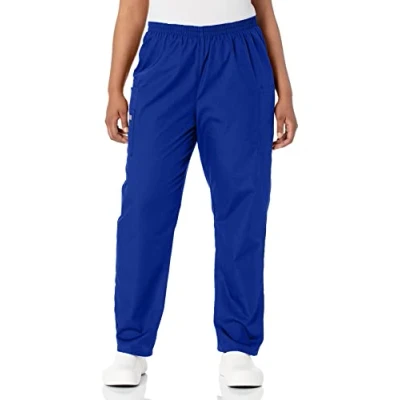 Image of Cherokee Scrub Pants for Women Workwear Originals Pull On Elastic Waist 4200, Galaxy Blue, XXL