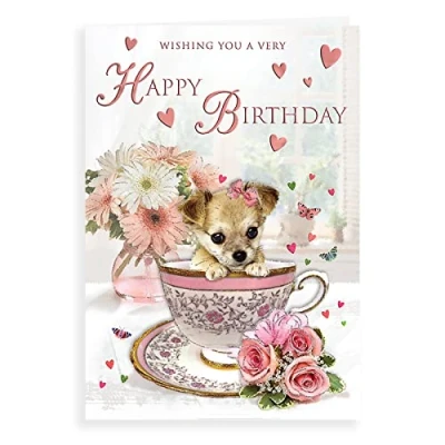 Image of Regal Publishing Traditional Birthday Card F 9 x 6 inches