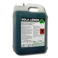 Image of Clover Chemicals 312 Sola Lemon Universal Hard Surface Cleaner Concentrate, 5 L