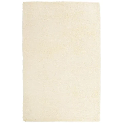 Image of vidaXL Shaggy Rug High Pile NAVARRA Cream 130x200 cm Polyester