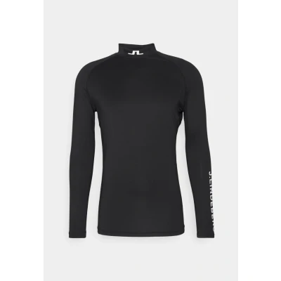 Image of J.LINDEBERG Sports Aello SOFT Compression Long sleeved top, Men&#039;s, Size: Large, Black