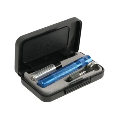 Image of Maglite Men&#039;s Solitaire LED Presentation Box Flashlight Blue