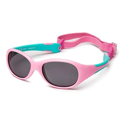 Image of Kiddus Sunglasses Made in One Piece. For Babies from 0 Months. 100% UV400 protection. Unbreakable. Very flexible. BPA free. Adjustable and Removable Elastic Band. ALLROAD