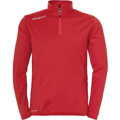 Image of Uhlsport UHLSH Kids Essential 1/4 Zip Top Sweatshirt red/white, 164