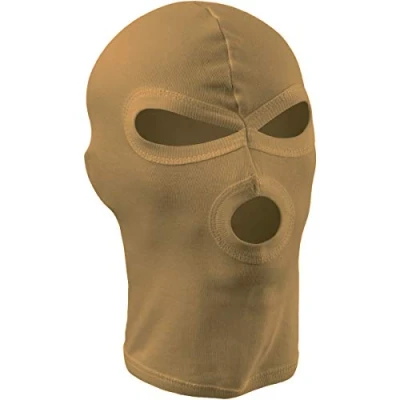 Image of MFH 3 Hole Balaclava Lightweight Cotton Coyote Tan