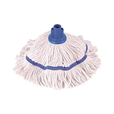 Image of Robert Scott &amp; Sons Hygiemix T1 Socket Cotton Synthetic Mop 250g Blue
