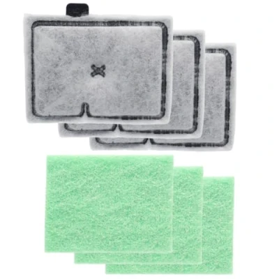 Image of Compatible with Interpet Internal Cartridge Filter CF1 Three Month Service Kit (3 x Cartridge, 3 Algaway Pad)
