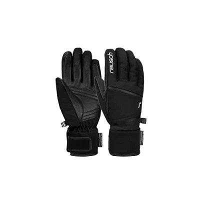 Image of Reusch Tessa STORMBLOXX™ with wind and water repellent membrane, extremely active ski gloves, sports snow gloves short ends Velcro fastener, 7