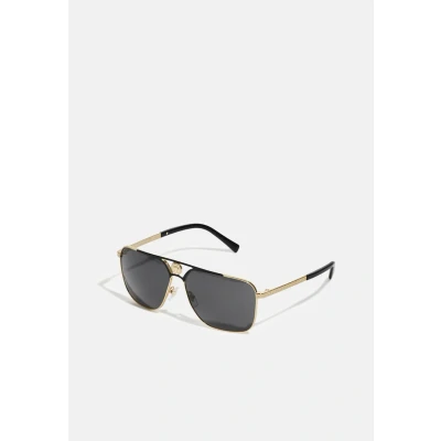 Image of Versace Unisex Sunglasses goldcoloured/matte black, Size: 61, Gold coloured/matte black