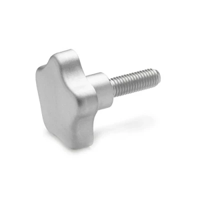 Image of Ganter Normelemente GN 5334 60 M12 20 Stainless Steel Star Grip Screws, Griffdurchmesser d1: 60mm Gewinde: M12x20mm