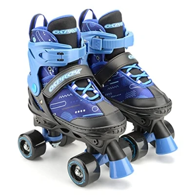 Image of Osprey Unisex Youth SK3008 S Kids Roller, Adjustable Quad Skates, Ages 5+, Blue, Small