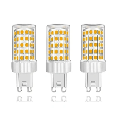 Image of ZFQ 10W G9 LED Light Bulb, Warm White, 3000K, Equivalent 150W Halogen, 86Pcs LED, 1000 LM, 360 Beam Angle, Super Bright, AC 220V 240V, No Flicker Non Dimmable, 3 Pack
