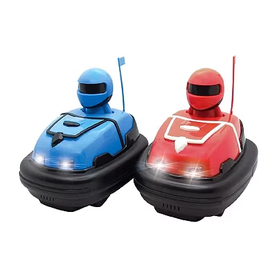 Image of RED5 Remote Control Bumper Cars Two Pack with Ejecting Drivers Dodgem RC Toy Set