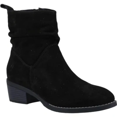 Image of Hush Puppies Women&#039;s Iris Fashion Boot, Black, 4 UK