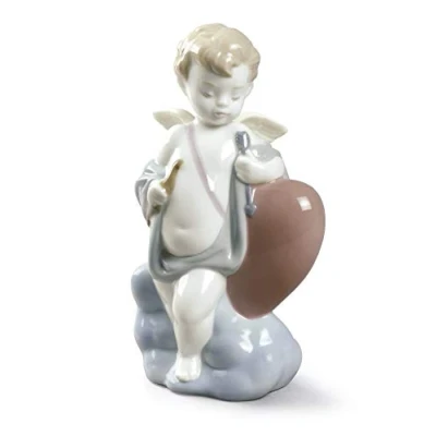 Image of NAO Cupid. Porcelain Cupid Figure.