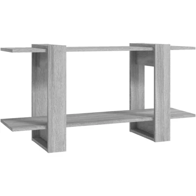 Image of vidaXL Book Cabinet Grey Sonoma 100x30x51 cm Engineered Wood