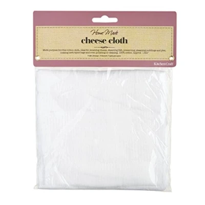 Image of KitchenCraft Home Made Cheesecloth, Cotton, White, 1.6 Metre