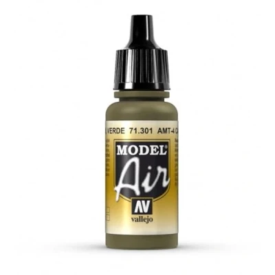 Image of AV Vallejo Model Air 17ml AMT 4 Camouflage Green