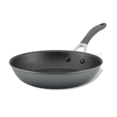 Image of Circulon Scratch Defense Non Stick Frying Pan 25cm Induction with Extreme Stick, Dishwasher &amp; Oven Safe Cookware, Graphite Pewter Finish