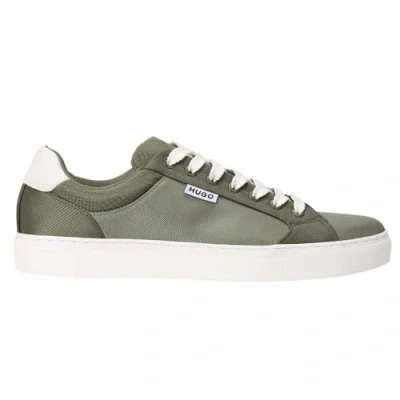 Image of HUGO Morrie TENN Trainers, Men&#039;s, Size: 6, Open green Textile