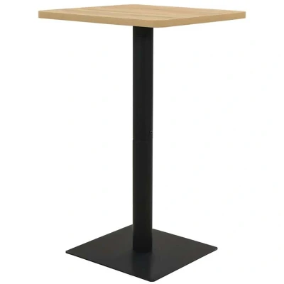 Image of vidaXL Bistro Table Oak Colour 78.5x78.5x107 cm