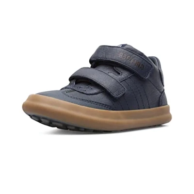 Image of Camper Pursuit Touchstrap shoes for kids, Size: 11.5K, Navy Leather