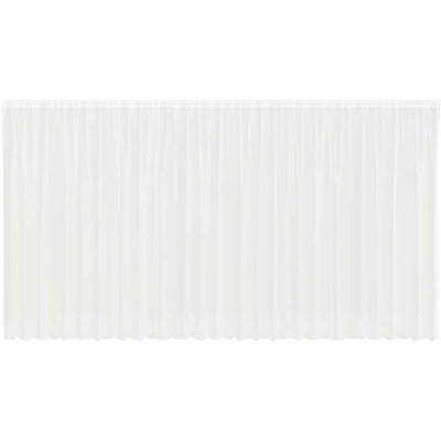 Image of Lace Curtain with Curtains White 750 x 220 cm Polyester Vidaxl