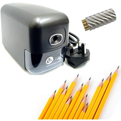 Image of Jakar Desktop Electric Pencil Sharpener, Replacement Blade &amp; 40x HB Pencils Set