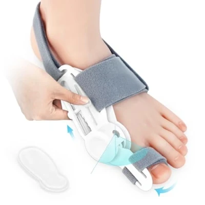 Image of Bunion Corrector Big Toe Straightener for Women/Men, Adjustable Splint with Non Slip Strap Bunions Correction, Silicone Pad Suitable Left/Right Feet