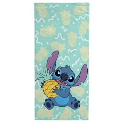 Image of Jay Franco Disney Lilo and Stitch Towel For Bath, Beach &amp; Pool 100% Cotton, 71cm x 147cm