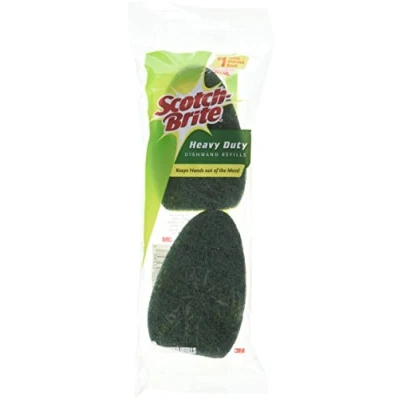 Image of Scotch Brite Heavy Duty Dishwand Refills, Keep Your Hands Out of Dirty Water, 2 Refills