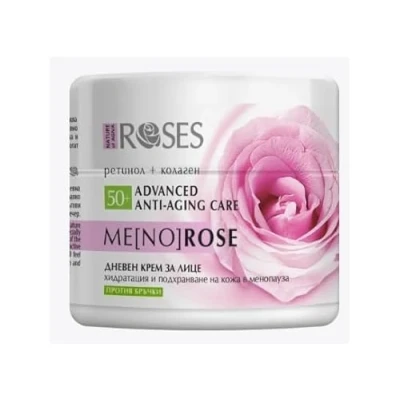 Image of New Roses ME(NO) Rose Anti Ageing Face and Neck Day Cream with Marine Collagen, Natural Water, Retinol 50+