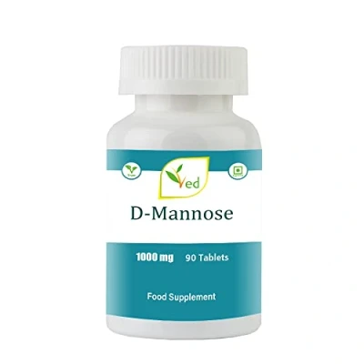 Image of Ved D Mannose Tablets Supports Urinary Health 1000mg x 90