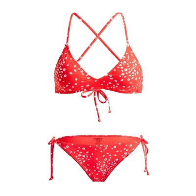 Image of Roxy PT BEACH CLASSICS STRAPPY SET women&#039;s in Red