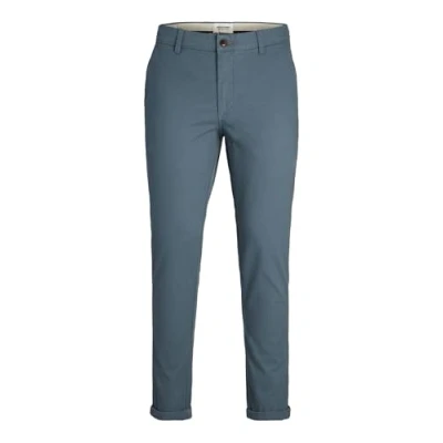 Image of JACK &amp; JONES Men&#039;s Jpstmarco Jjfury Ana Noos Chino Trousers, China Blue, 28 W/ 30 L