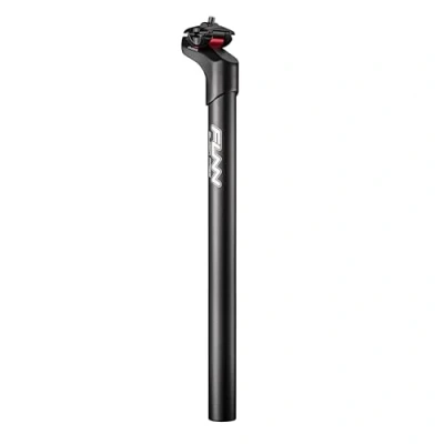 Image of Funn Block Pass Offset Adjustable Bike Seat Post, Length 400mm, Diameter 30.9mm, Aluminum Alloy AL6061, 2D Forged (Blast Black)