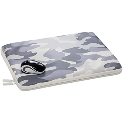 Image of Logitech Wireless Mini Mouse M187 &amp; 14&quot; Sleeve Bundle Black/Gray Camo