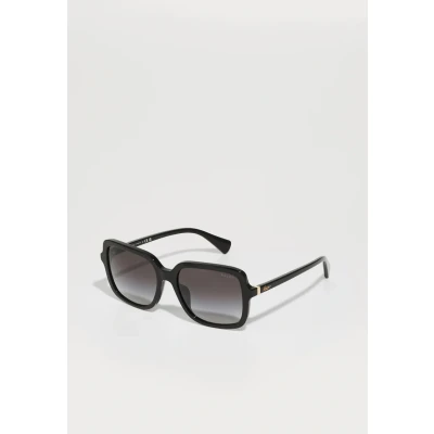 Image of Ralph Lauren Woman RA5333U 50018G Sunglasses Acetate Black Grey Squared Normal Shaded