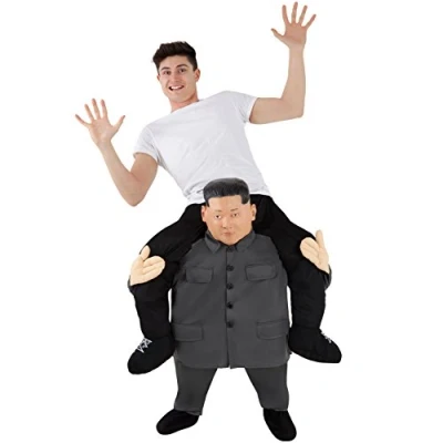 Image of Morph MCPBKJ Piggyback Adults Kim Jong Un Costume, Men, KJU, One Size