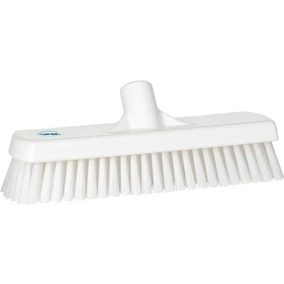 Image of Vikan 70605 Deck Scrub, 11 3/4&quot; Polyester Bristle, White