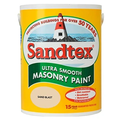 Image of Sandtex 5 litres Ultra Smooth Masonry Paint Sandblast