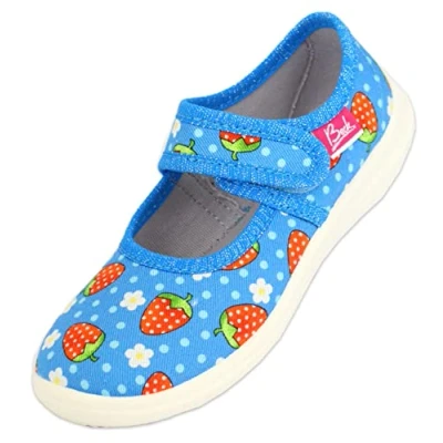 Image of Beck Strawberry Slipper, Blue, 2 UK