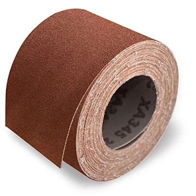 Image of Performax Type Ready to Cut Wrap Abrasive Sandpaper Rolls 3 inch by 35 feet long for 16 32 Drum Sanders