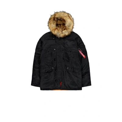Image of Alpha Industries Men&#039;s N3B VF 59 Winter Jacket for Ladies, Black, L