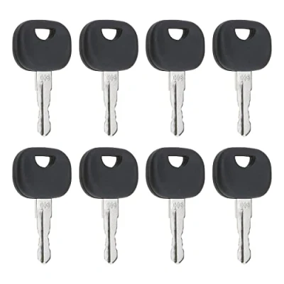 Image of Create idea 8PCS 606 Ignition Starter Keys 606/14606 Compatible with Liebherr John Deere Excavator Dumper Truck Loader Construction Machines