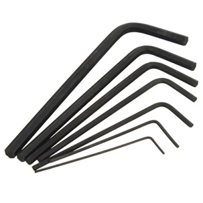 Image of FLORATA 7Pcs 0.7mm 3mm Mini Micro Hexagon Hex Allen Key Set Wrench Screwdriver Tool Kit