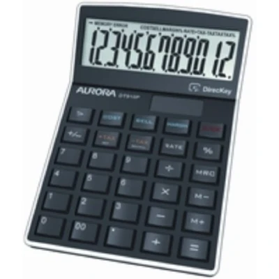 Image of Aurora DT910P Desk Calculator Black