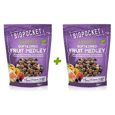 Image of Biopocket Organic Dried Fruit Medley, 2 x 250 g